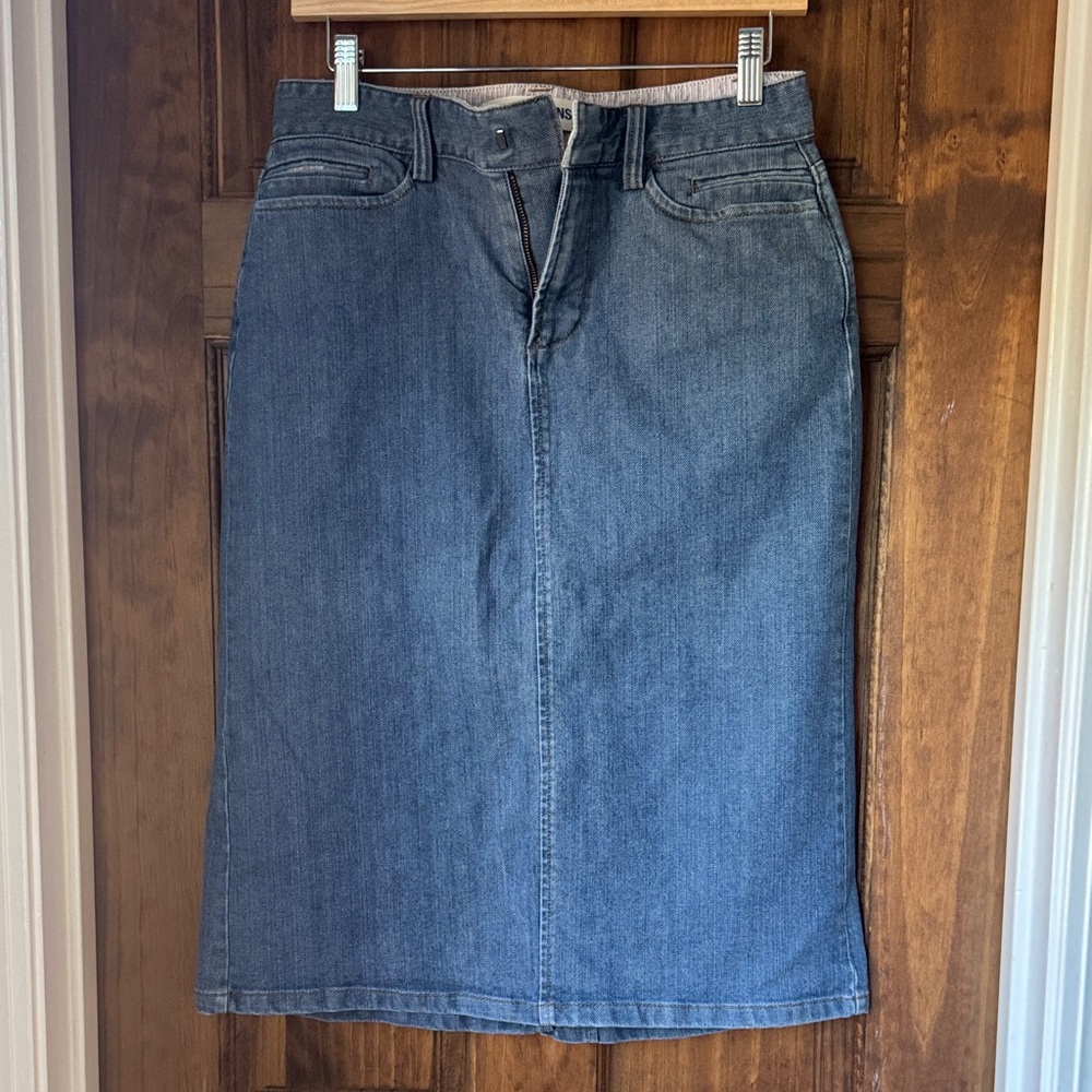GAP Blue Denim Pencil Skirt